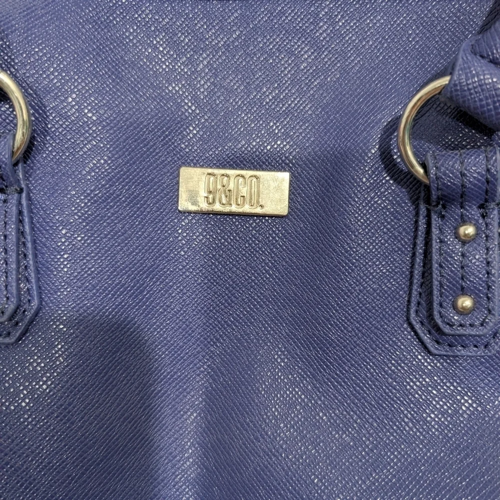 9&Co. (Nine West) Blue Satchel Bag